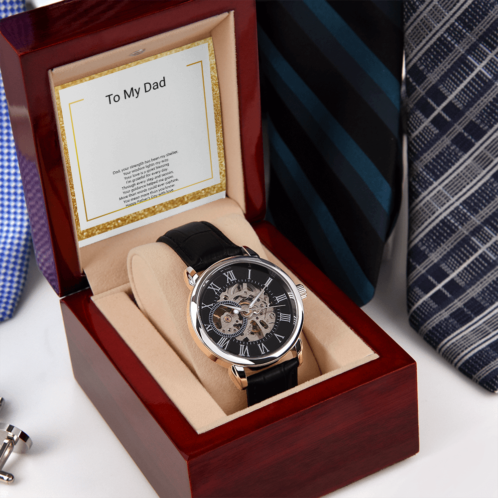 Men's Open Work Watch – Stylish Father's Day Gift for Dad or Son