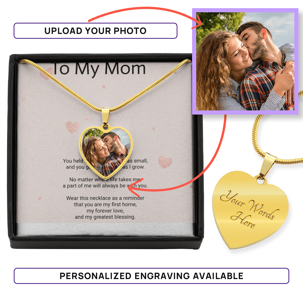 Photo Heart Necklace for Mom – A Gift Filled with Love
