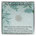 Magnetic Hearts Necklace for Mother's Day with Message Card