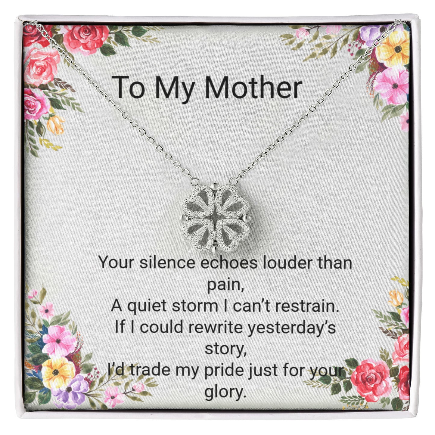 Mother Apology Gift Magnetic Hearts Necklace – Meaningful “I'm Sorry Mom” Jewelry