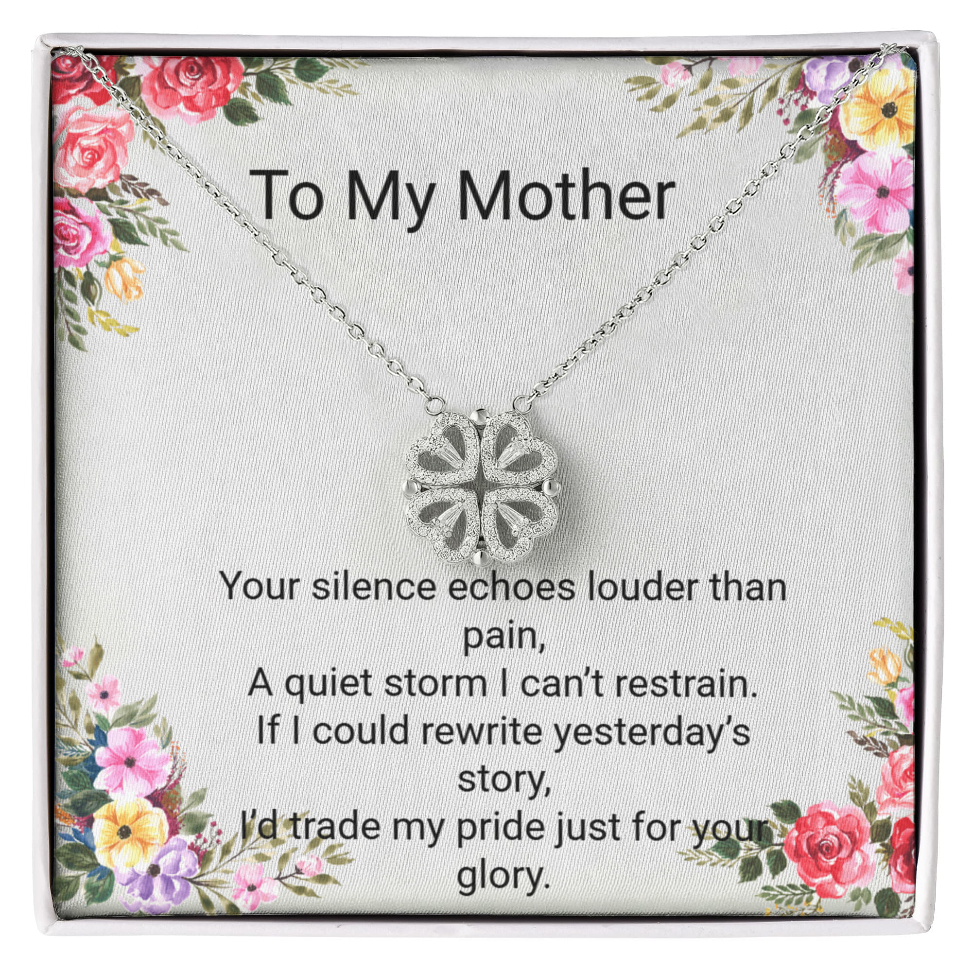 Mother Apology Gift Magnetic Hearts Necklace – Meaningful “I'm Sorry Mom” Jewelry