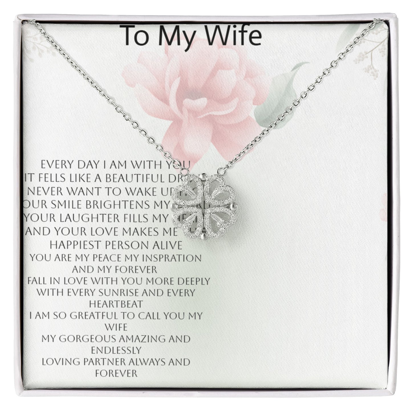 Magnetic Hearts Necklace for Wife | Romantic Couple Jewelry Gift for Her