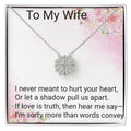 To M y Wife Apology Magnetic Hearts Necklace – A Meaningful “I'm Sorry” Gift of Love