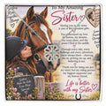 Sister Magnetic Hearts Necklace – Meaningful Personalised Gift for Sister