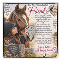 Horse Riding Soul Mate Magnetic Hearts Necklace – Equestrian Gift for Her