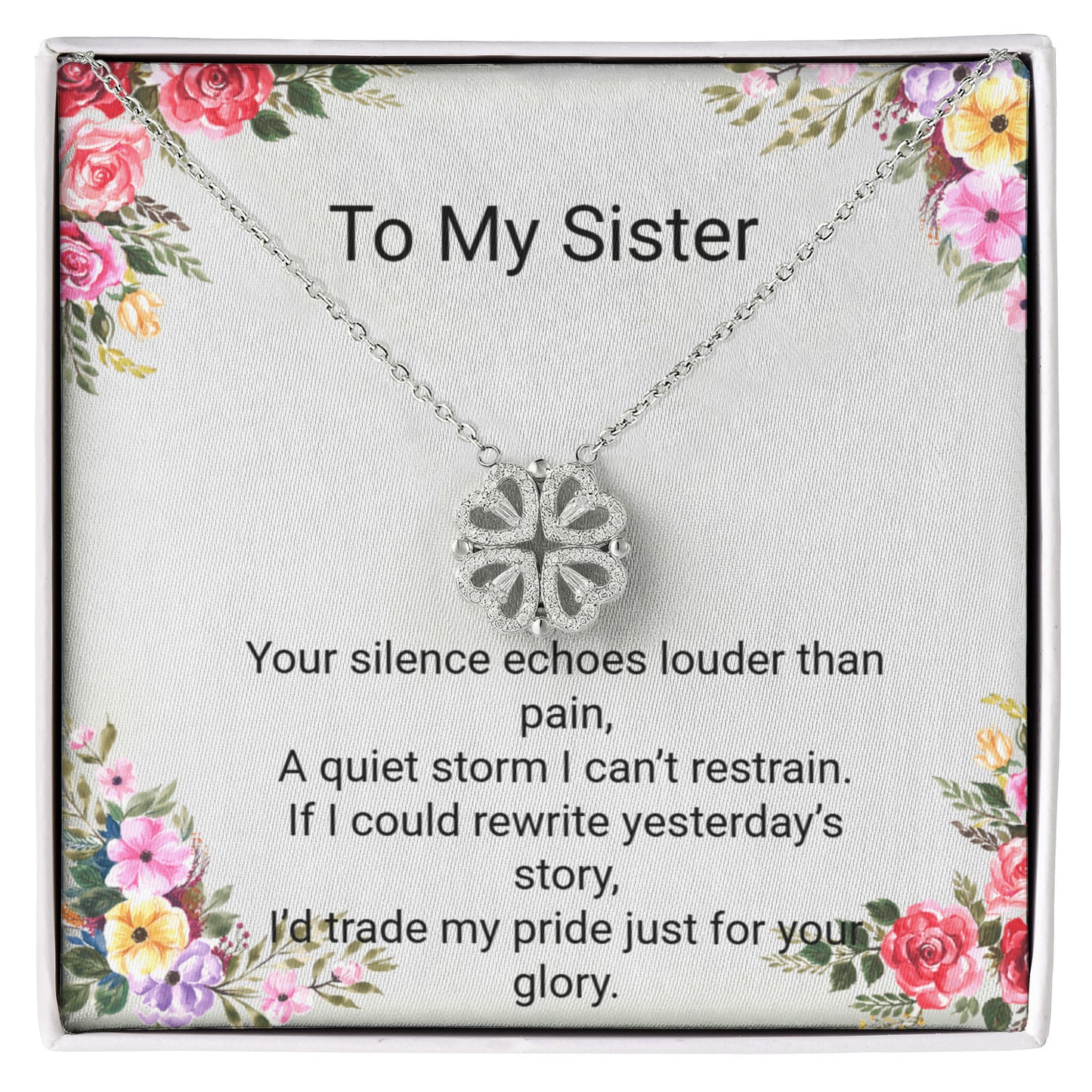 Say Sorry to Your Sister with a Magnetic Hearts Necklace Gift