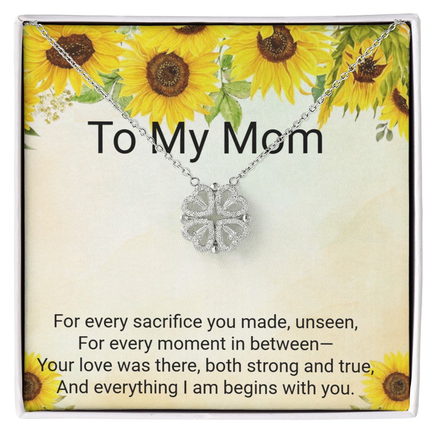 Magnetic Hearts Necklace for Mom | Meaningful Mother's Love Gift Jewelry