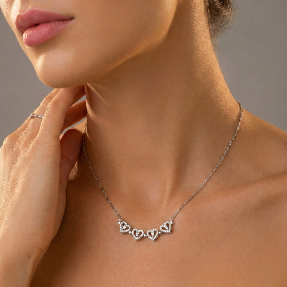 Say Sorry to Your Daughter with a Magnetic Hearts Necklace Gift