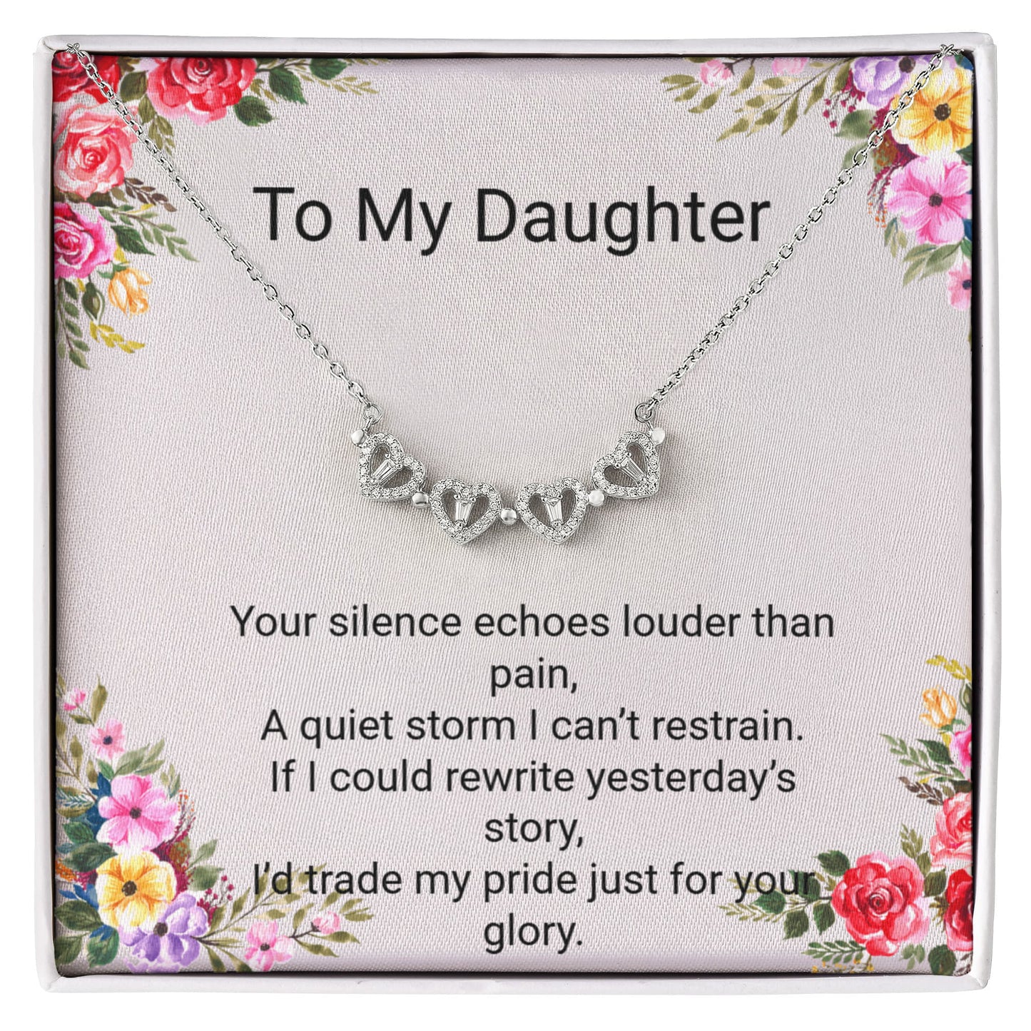Say Sorry to Your Daughter with a Magnetic Hearts Necklace Gift