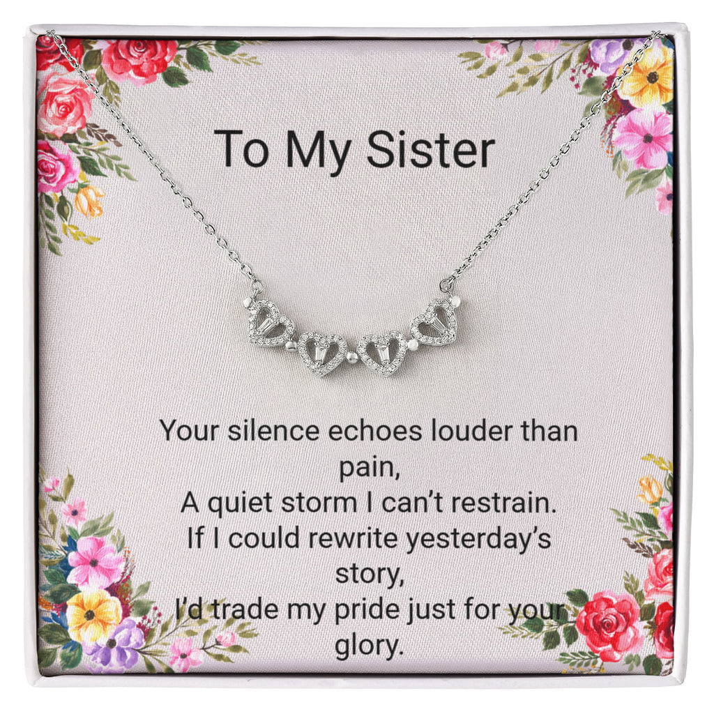Say Sorry to Your Sister with a Magnetic Hearts Necklace Gift