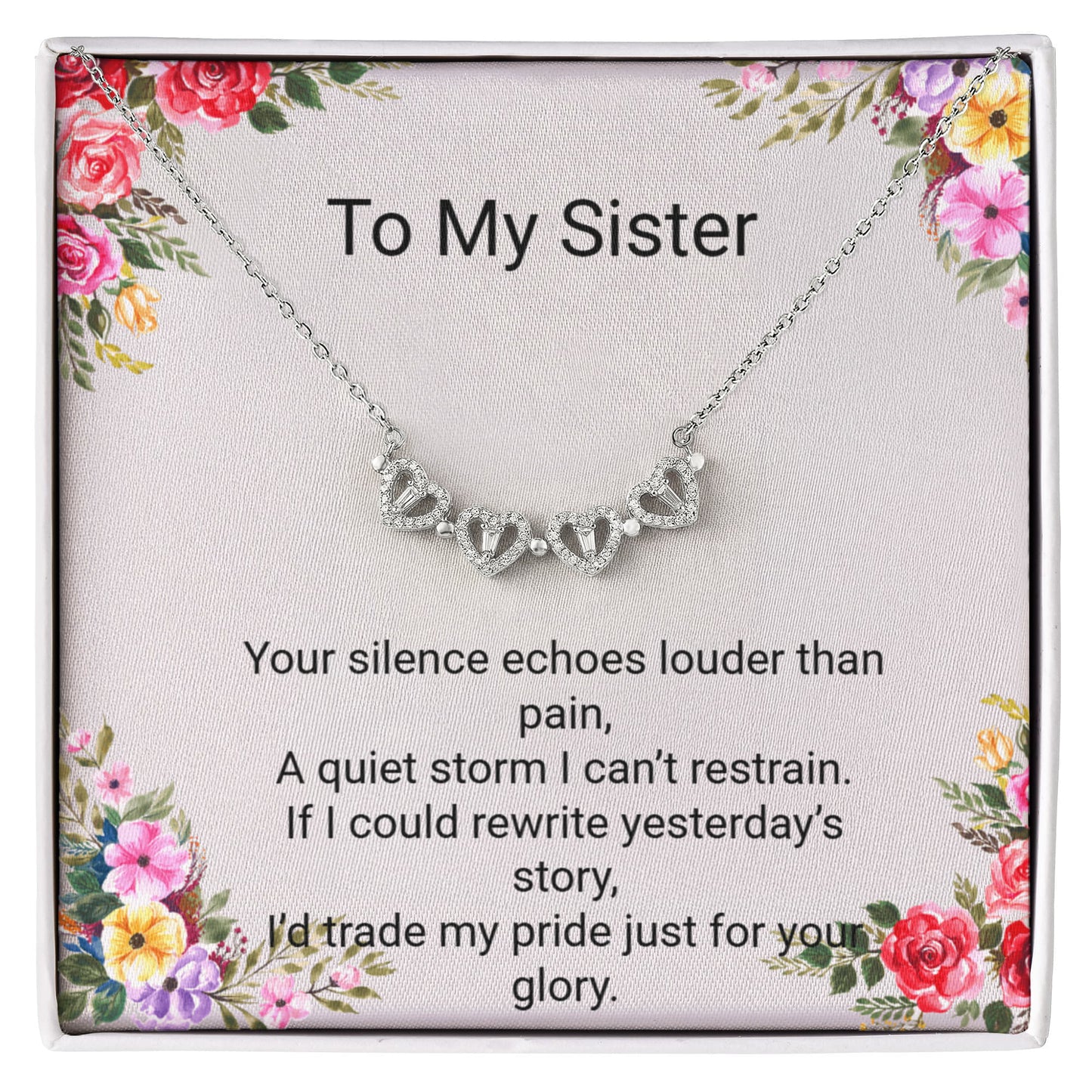 Say Sorry to Your Sister with a Magnetic Hearts Necklace Gift