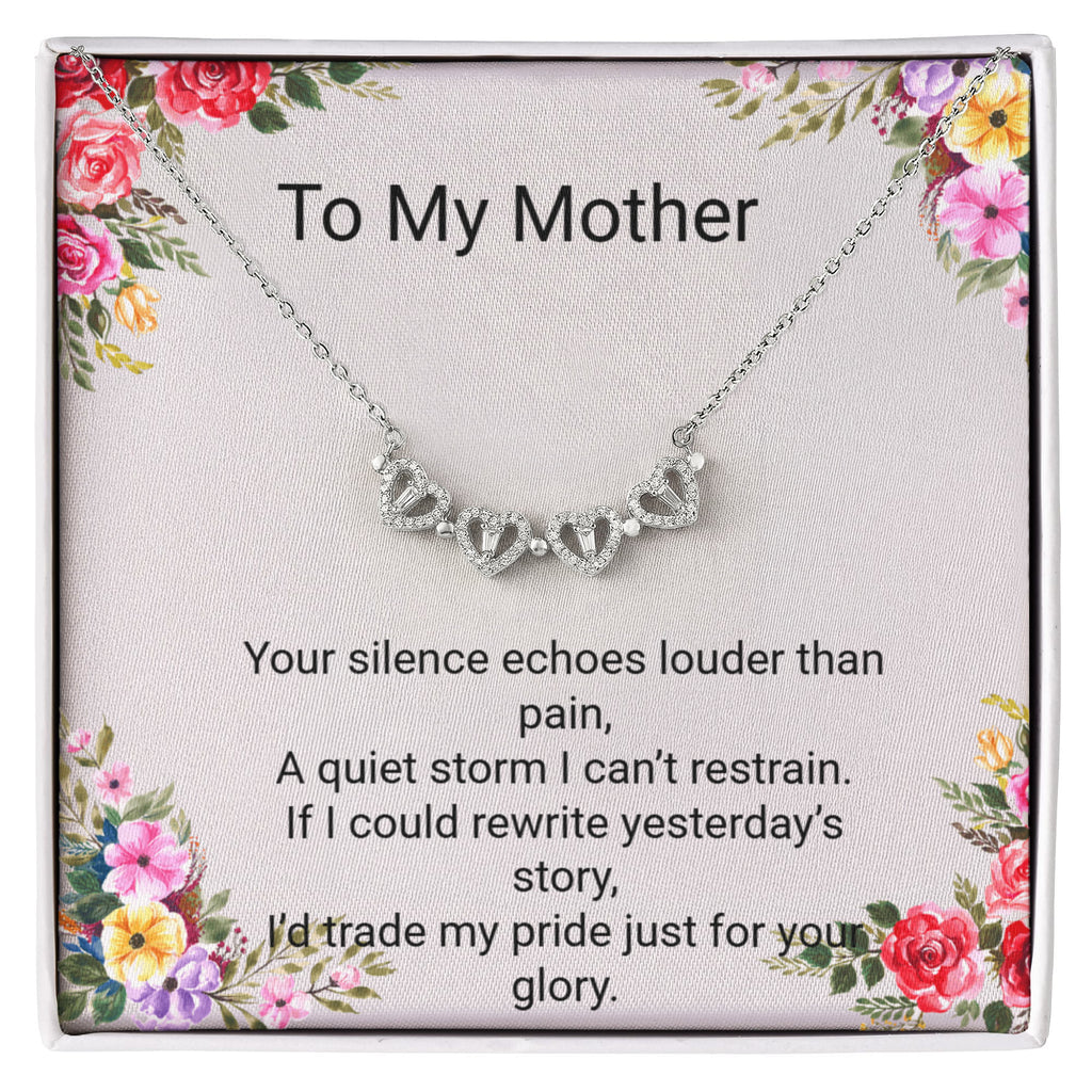 Mother Apology Gift Magnetic Hearts Necklace – Meaningful “I'm Sorry Mom” Jewelry