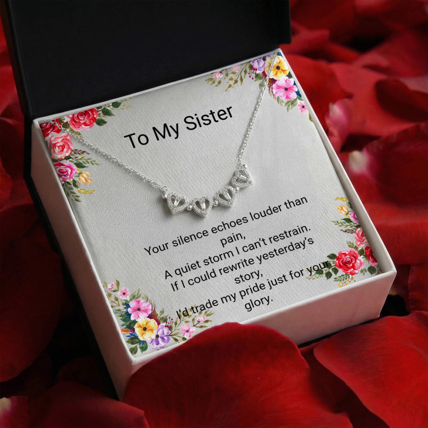 Say Sorry to Your Sister with a Magnetic Hearts Necklace Gift