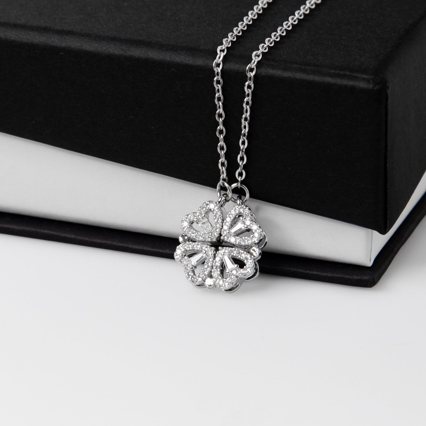 Magnetic Hearts Necklace for Daughter | Meaningful Love Gift from Mom or Dad