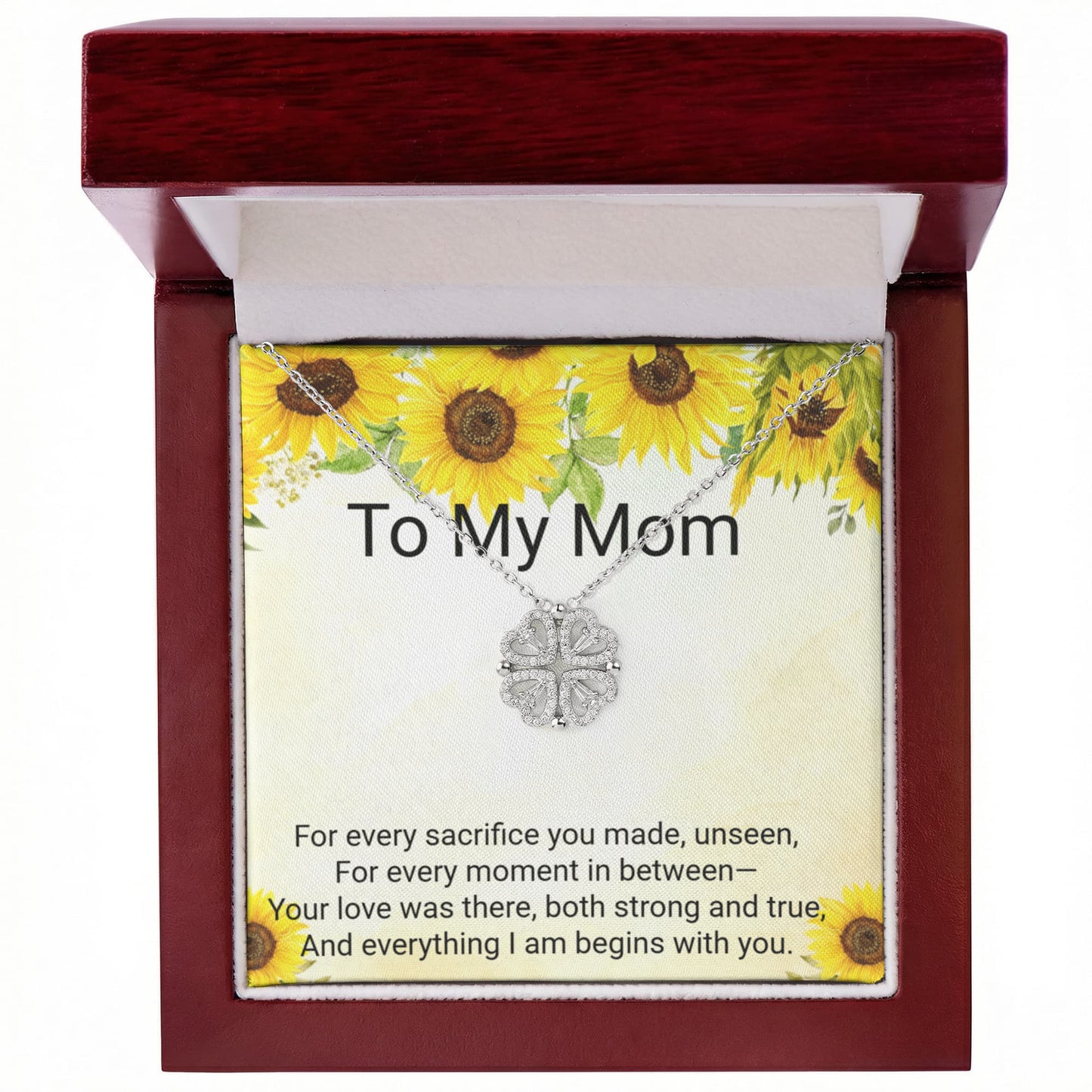 Magnetic Hearts Necklace for Mom | Meaningful Mother's Love Gift Jewelry