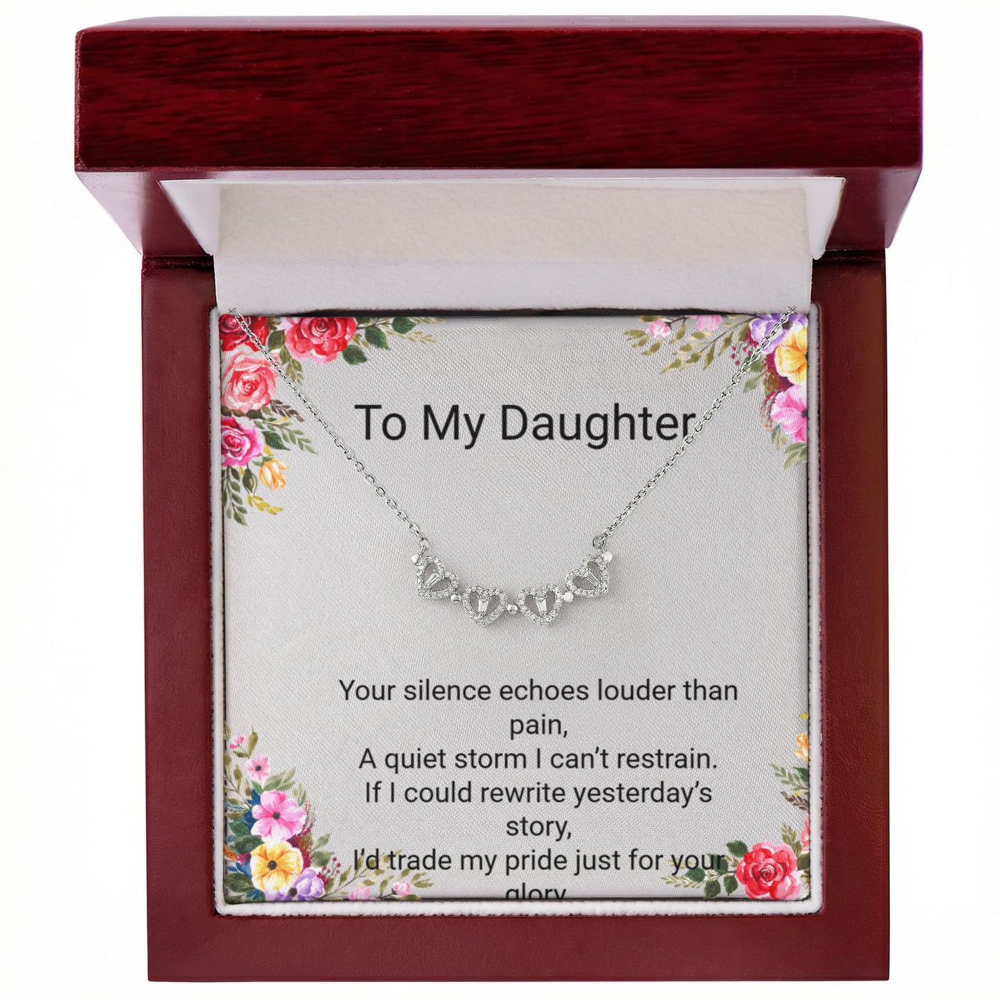 Say Sorry to Your Daughter with a Magnetic Hearts Necklace Gift