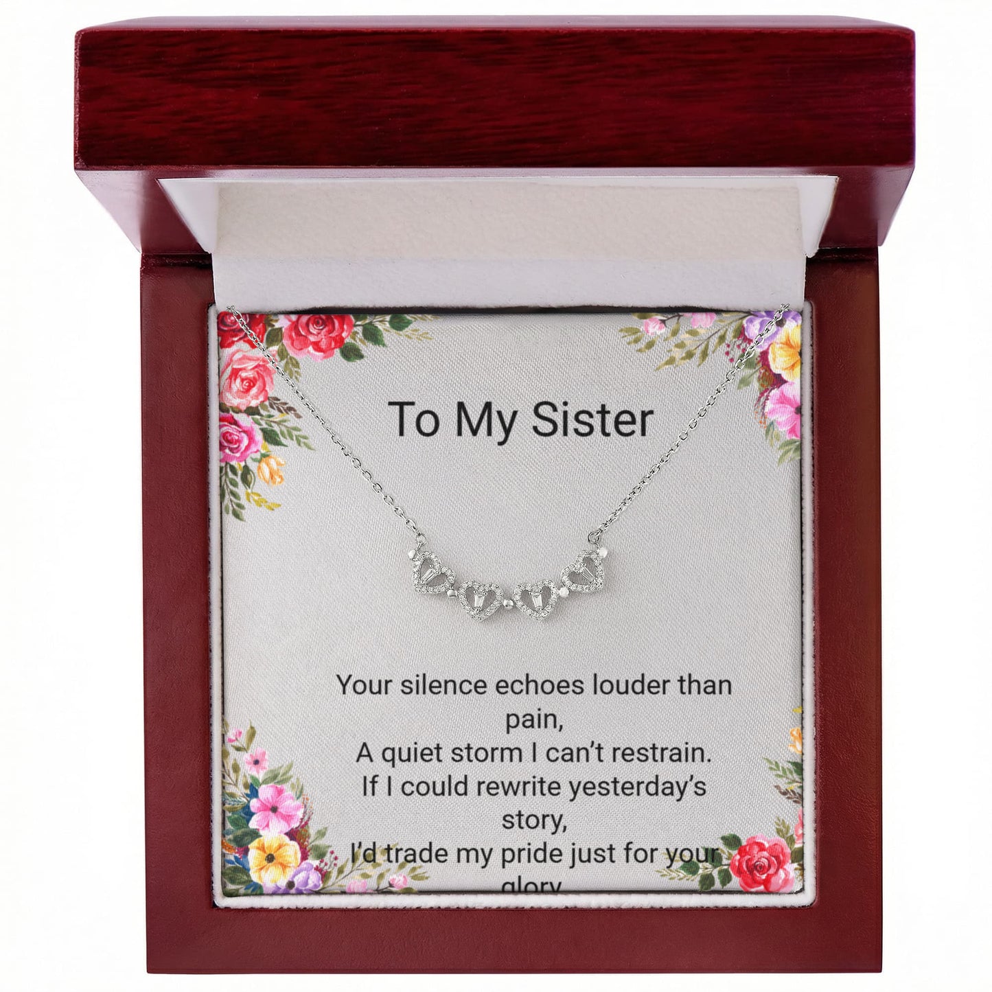 Say Sorry to Your Sister with a Magnetic Hearts Necklace Gift
