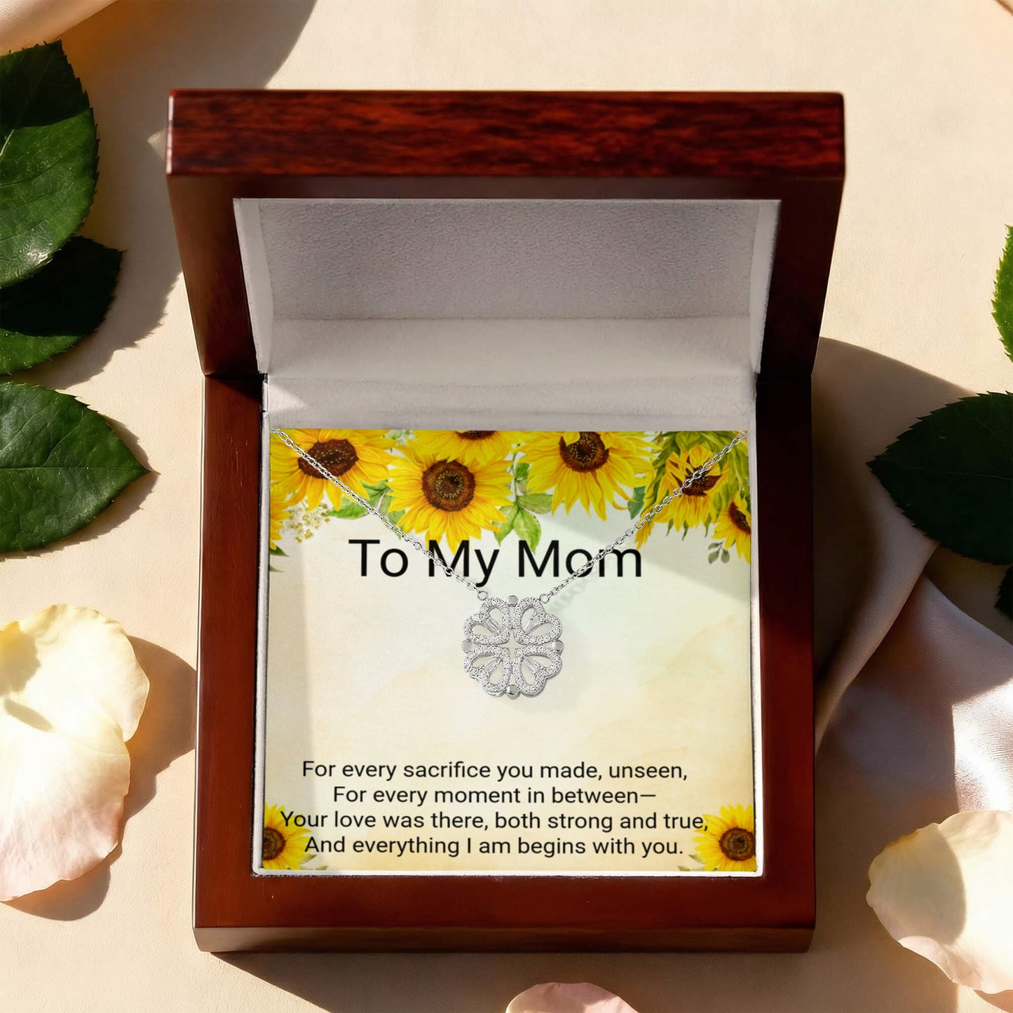 Magnetic Hearts Necklace for Mom | Meaningful Mother's Love Gift Jewelry