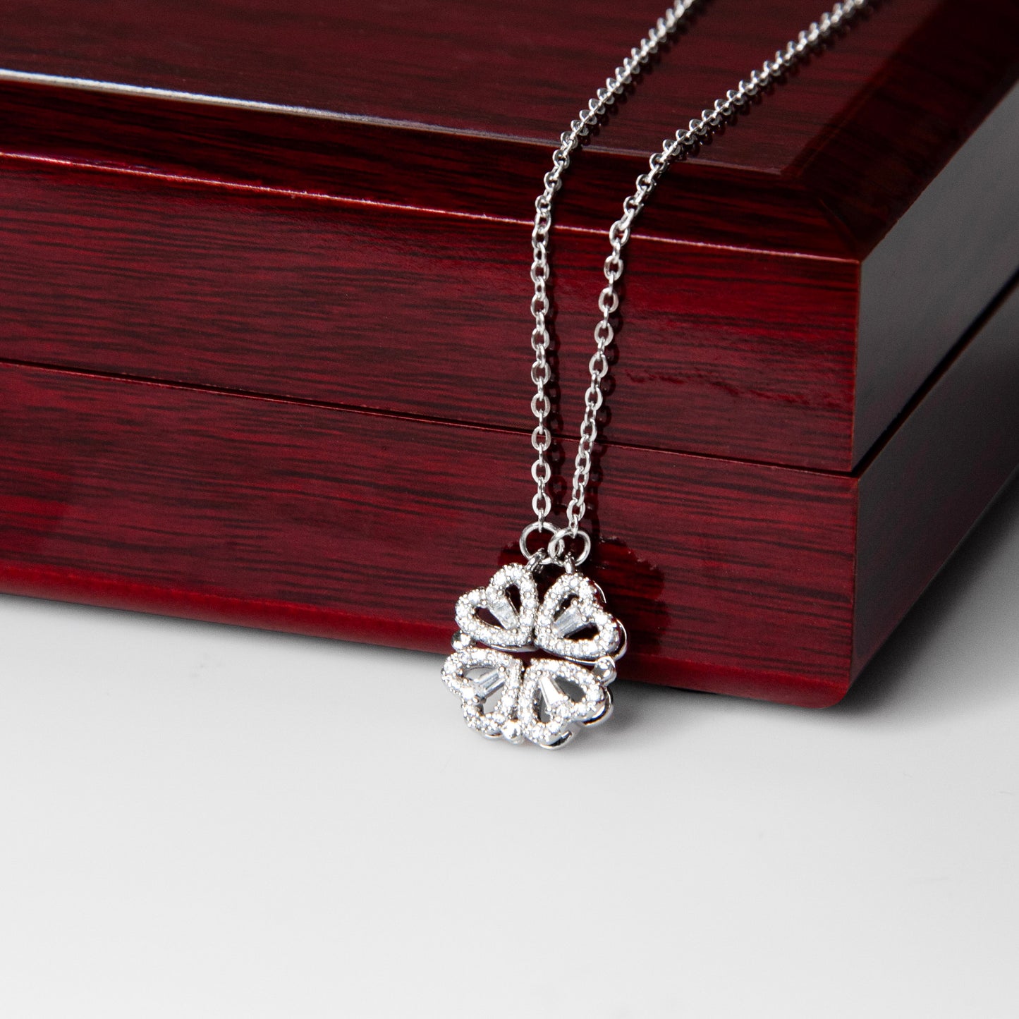 Magnetic Hearts Necklace for Daughter | Meaningful Love Gift from Mom or Dad