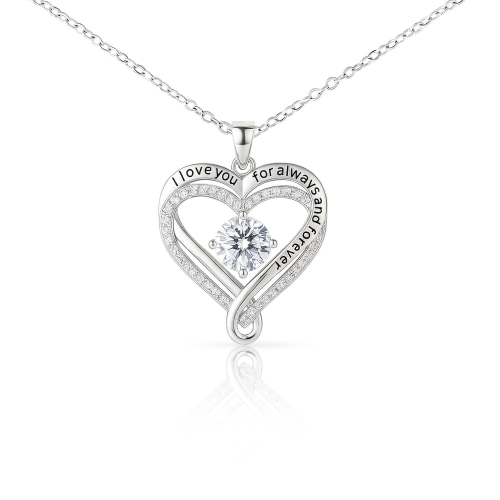 Love You Always” Necklace | Romantic Christmas Gift for Wife