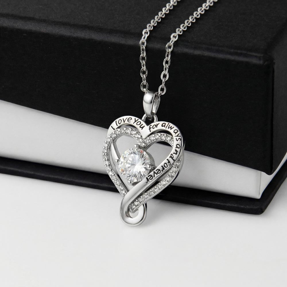 Love You Always” Necklace | Romantic Christmas Gift for Wife