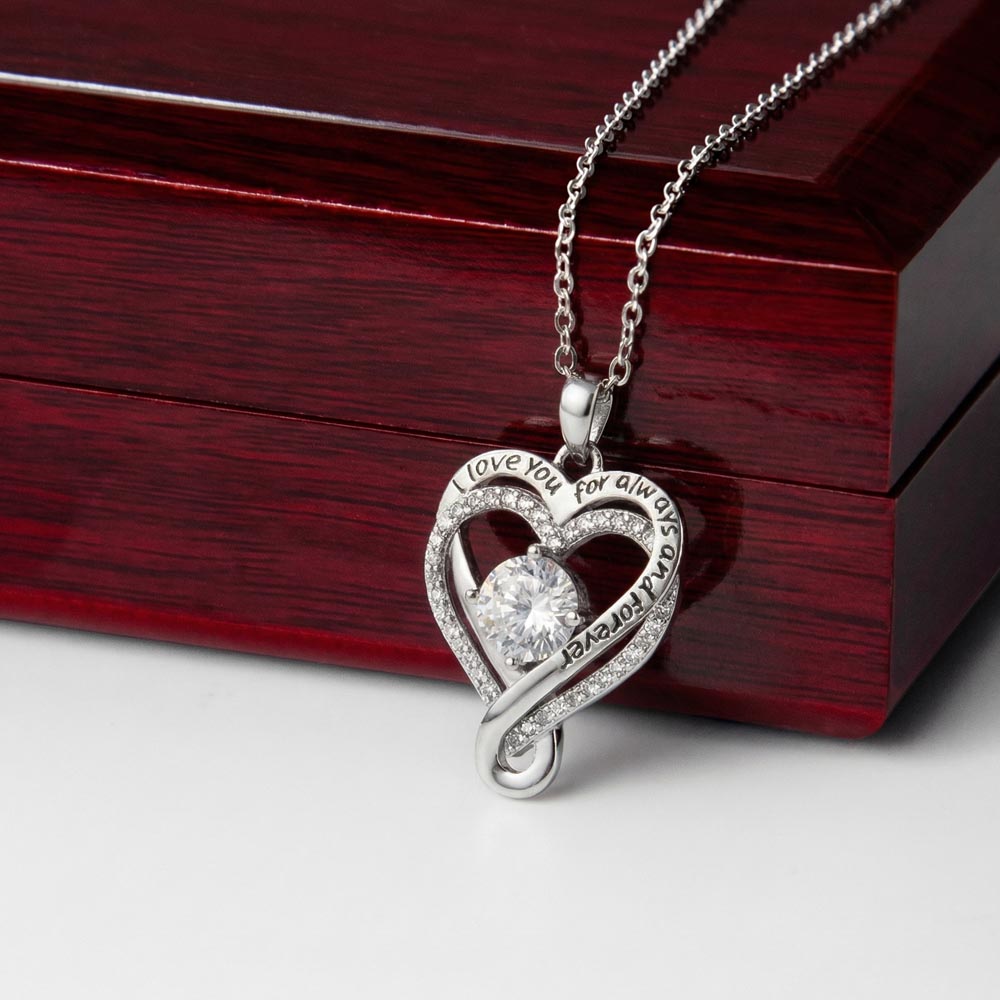 Love You Always” Necklace | Romantic Christmas Gift for Wife