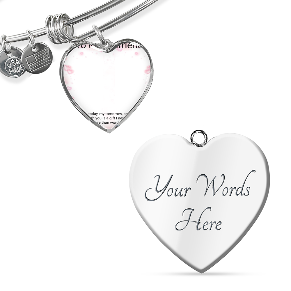 Luxury Heart Bangle for Girlfriend – A Symbol of True Love