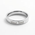 Personalized Anniversary Ring for Mom – Engraved Women's Ring