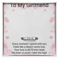 Girlfriend Message Card Ring – Romantic Gift Ring for Her | Perfect for Birthdays