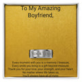 Boyfriend Gift Ring with Romantic Message Card – Meaningful Promise Ring for Him