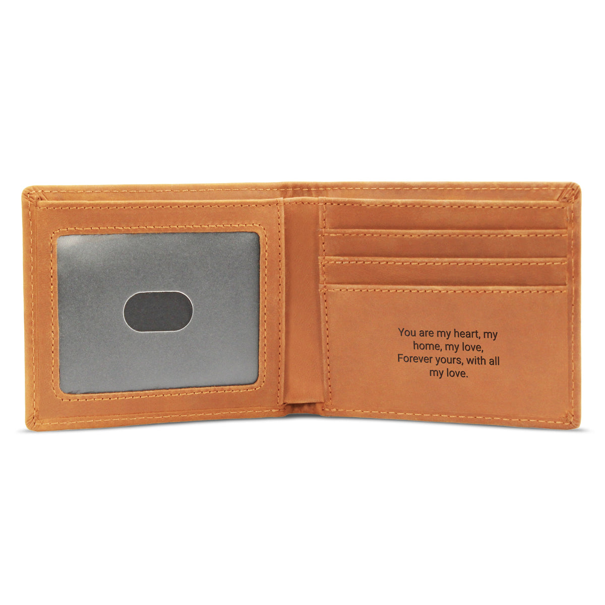 Engraved Wallet for Husband – Personalised Romantic Gift from Wife