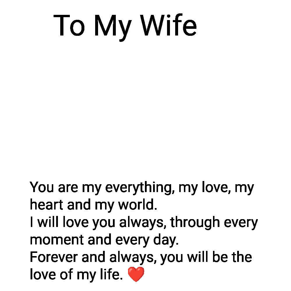 Wife Engraved Cuff Bracelet – Personalised Love Gift for Her
