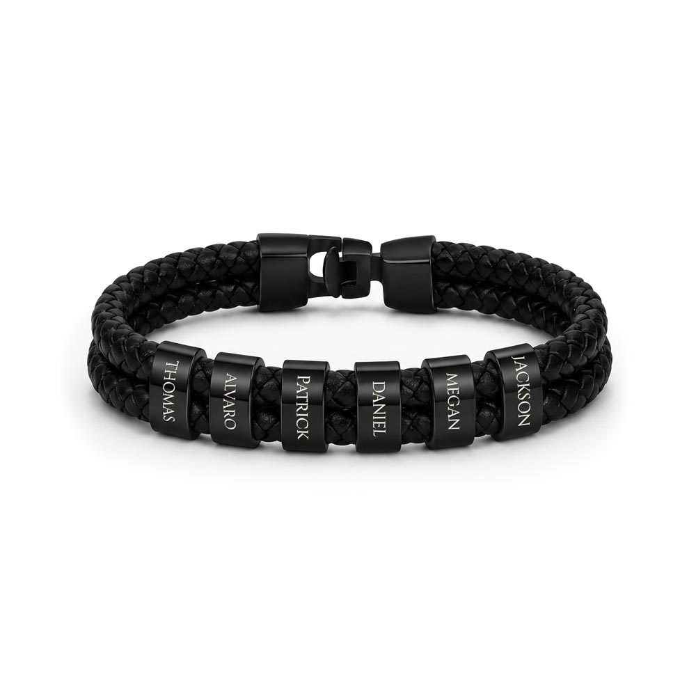 Engraved Bracelet for Husband – Personalised Romantic Gift for Him