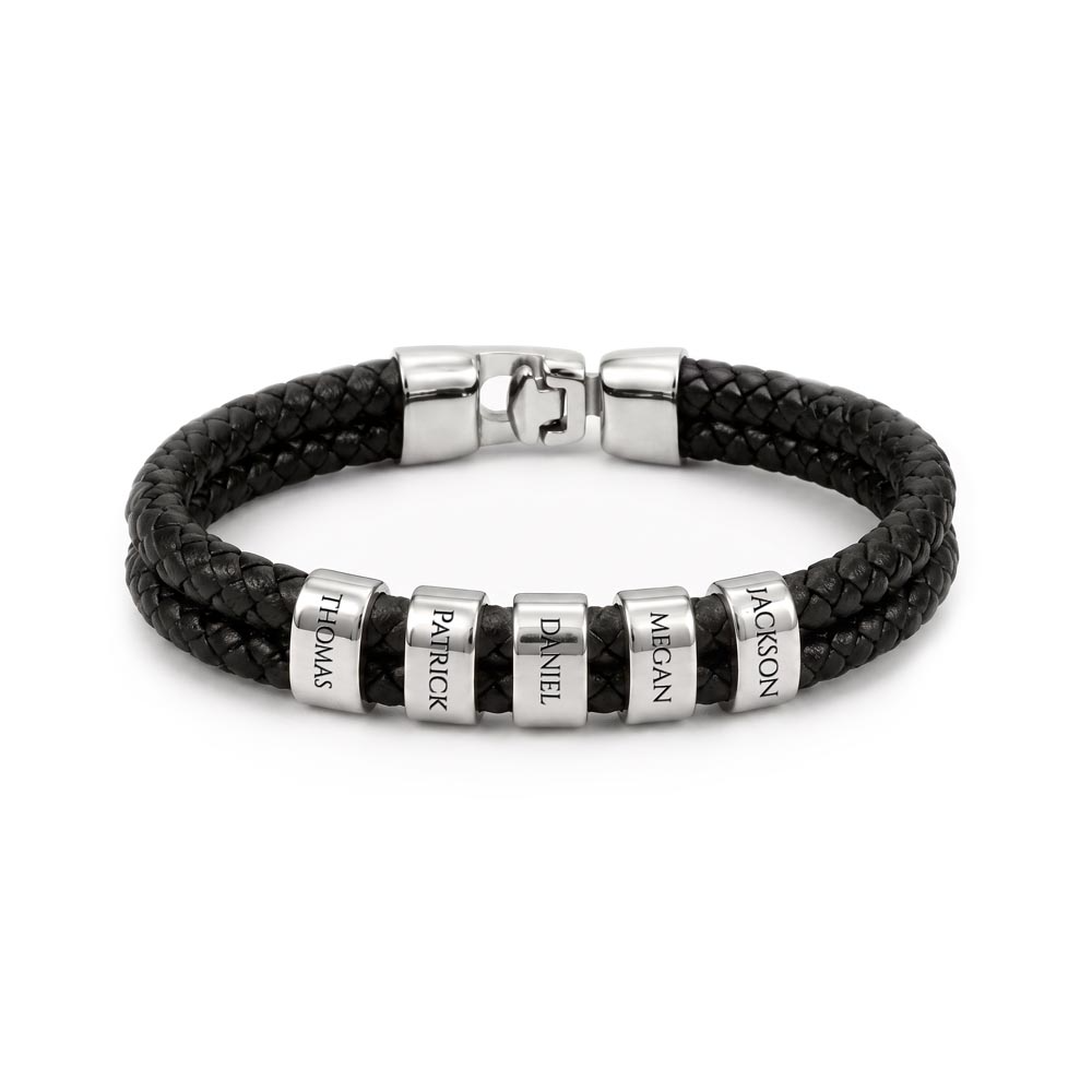 Engraved Bracelet for Husband – Personalised Romantic Gift for Him