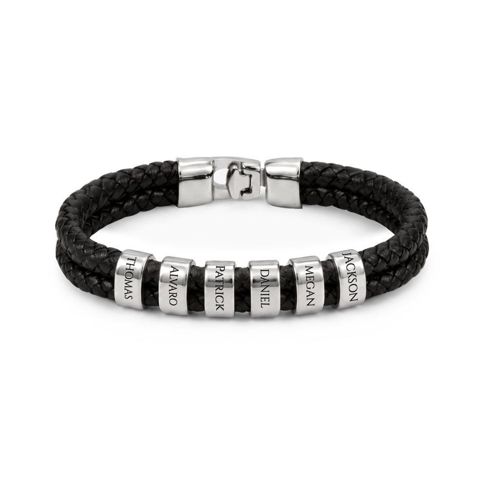 Engraved Bracelet for Husband – Personalised Romantic Gift for Him