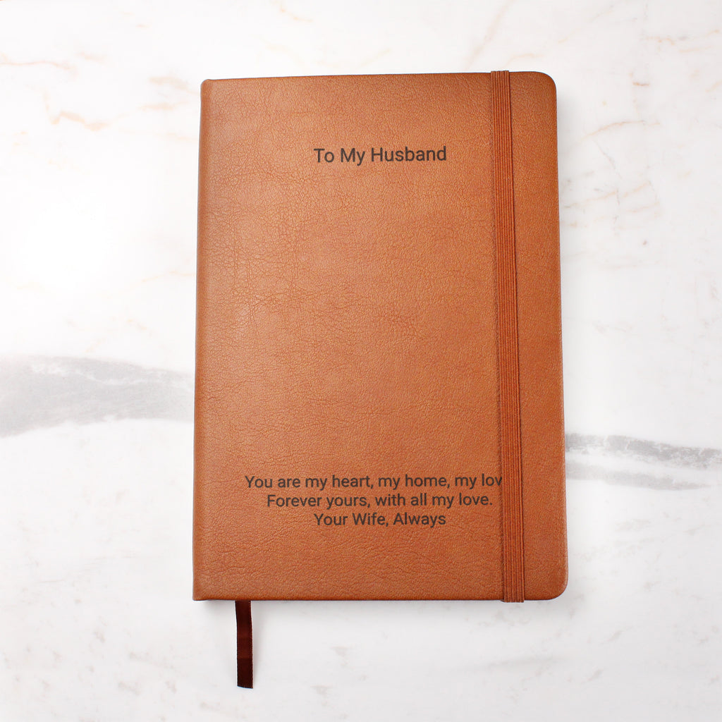 Engraved Wallet for Husband – Personalised Romantic Gift from Wife