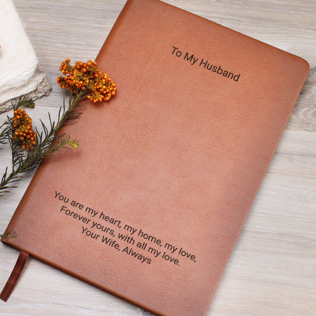 Engraved Wallet for Husband – Personalised Romantic Gift from Wife