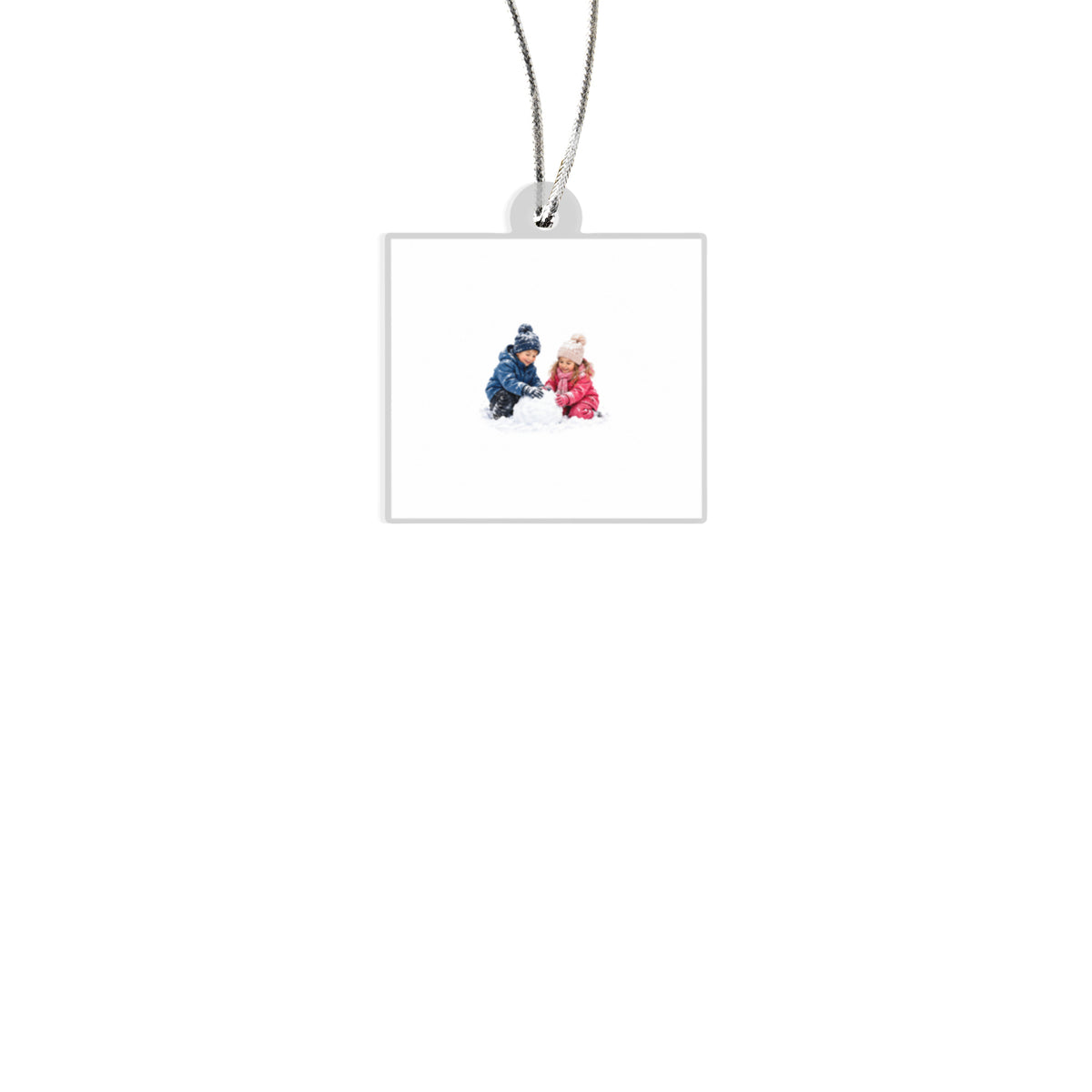 Custom Photo Printed Acrylic Ornament – Personalised One-Sided Keepsake