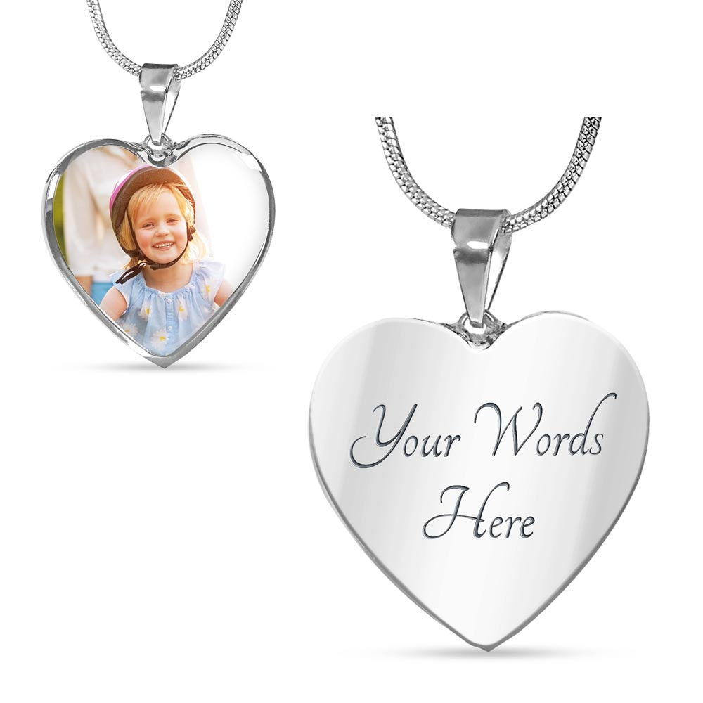 Custom Engraved Heart Necklace – Romantic Jewelry for Every Occasion
