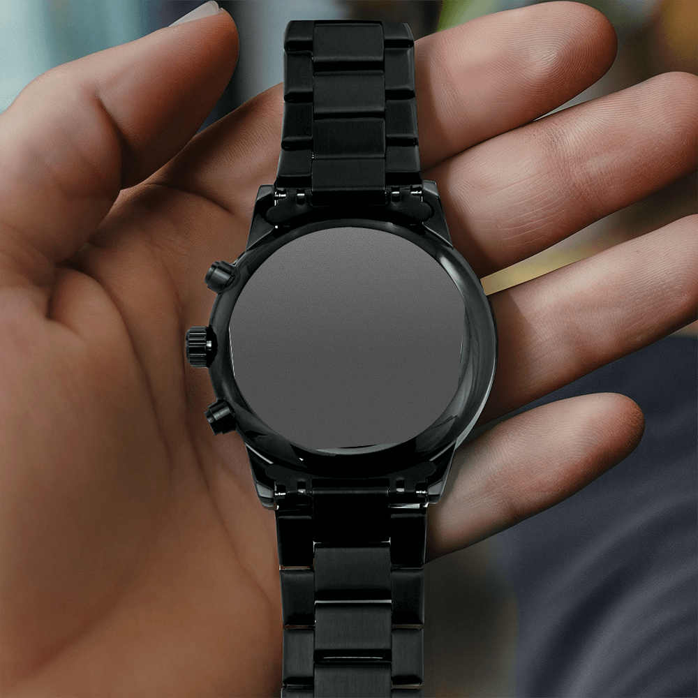 Grandson Gift Engraved Watch – Personalised Message Keepsake for Him