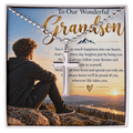 Artisan Cross Necklace with Ball Chain – Meaningful Christian Gift for Grandson