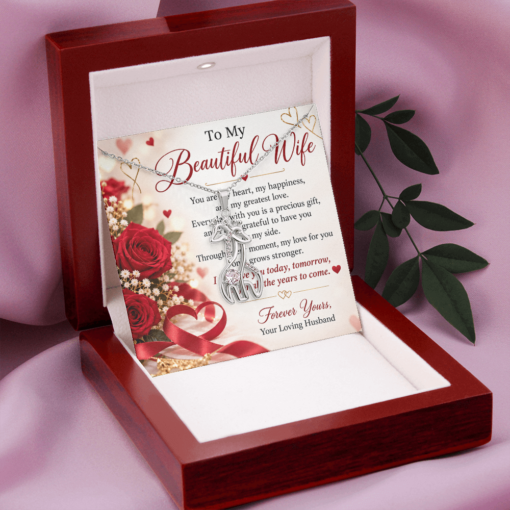 Wife Gift Giraffe Necklace – Unique & Meaningful Jewellery Gift for Her