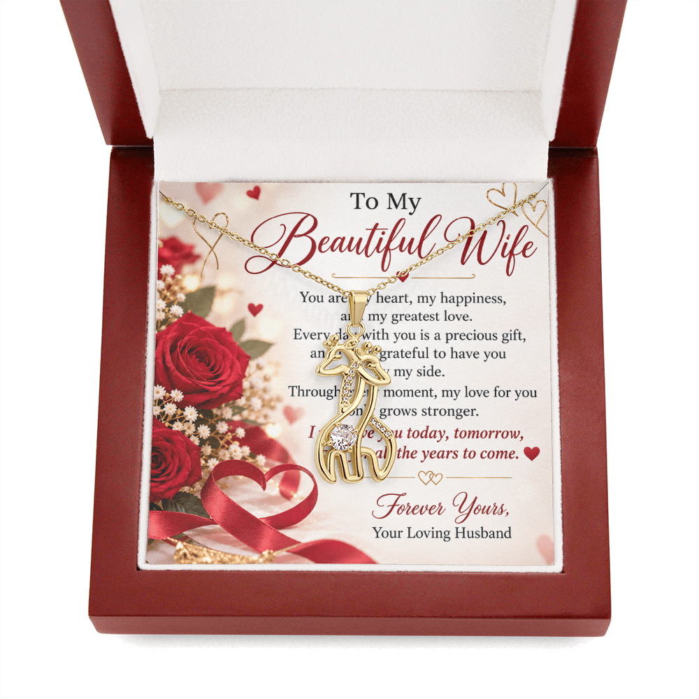 Wife Gift Giraffe Necklace – Unique & Meaningful Jewellery Gift for Her