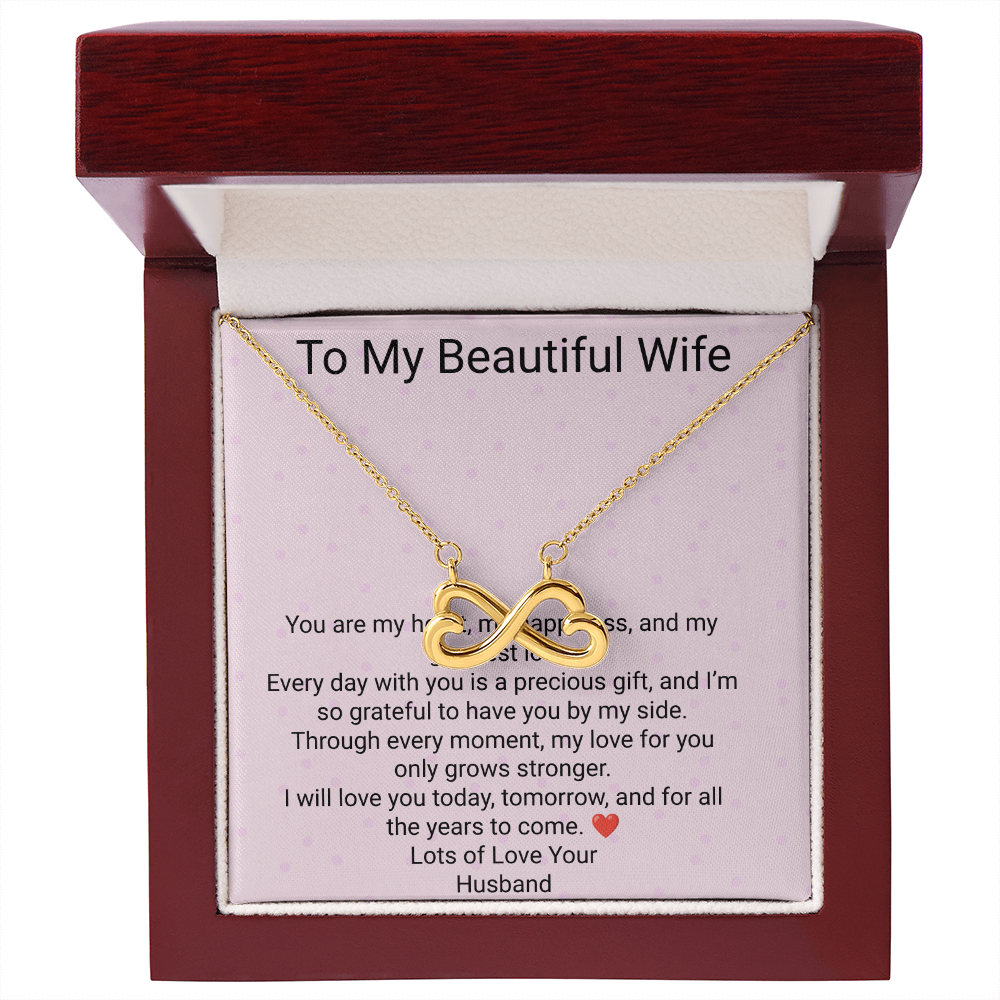 Wife Gift Endless Love Necklace – Romantic Jewellery Gift for Her