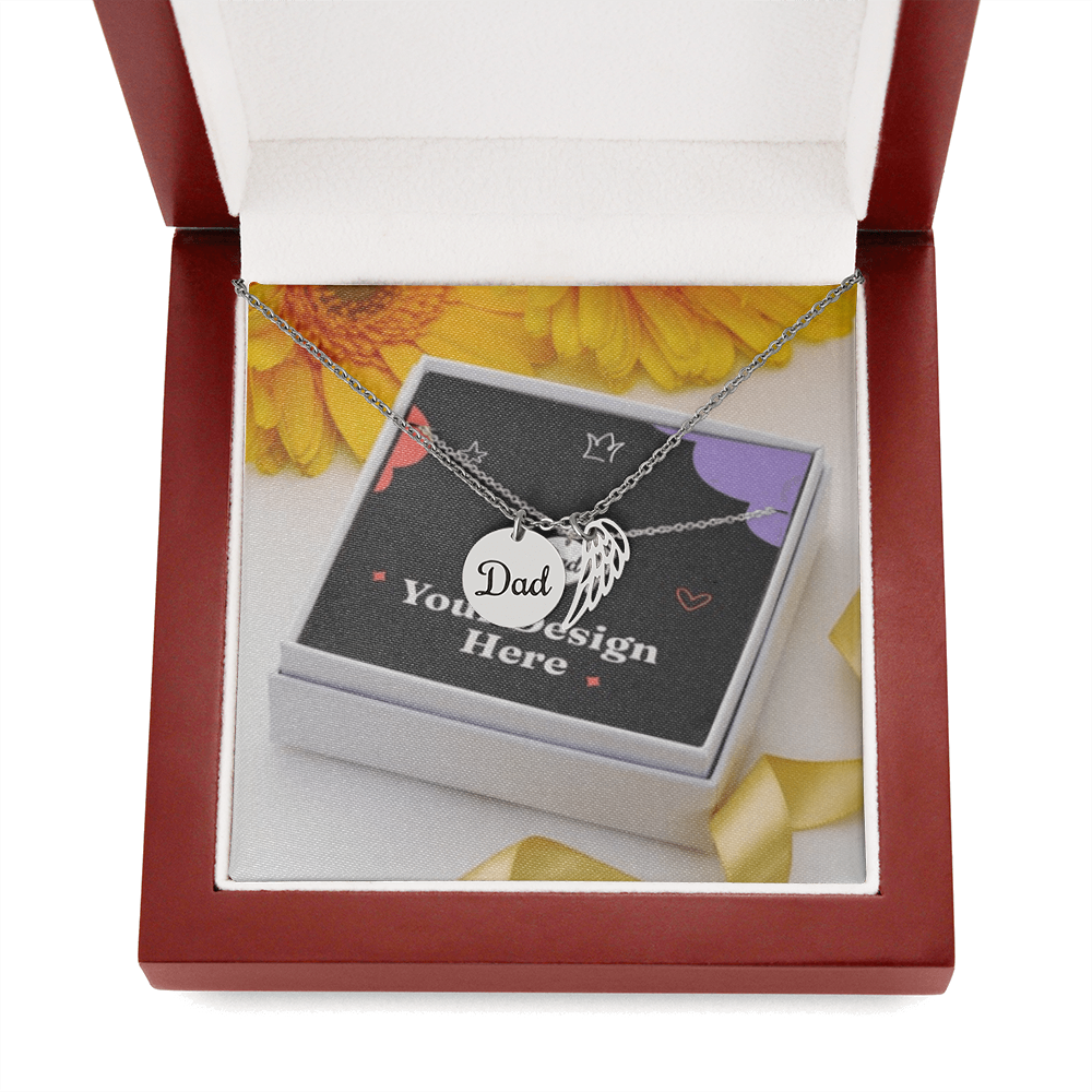 Forever in My Heart – Dad Memorial Necklace
