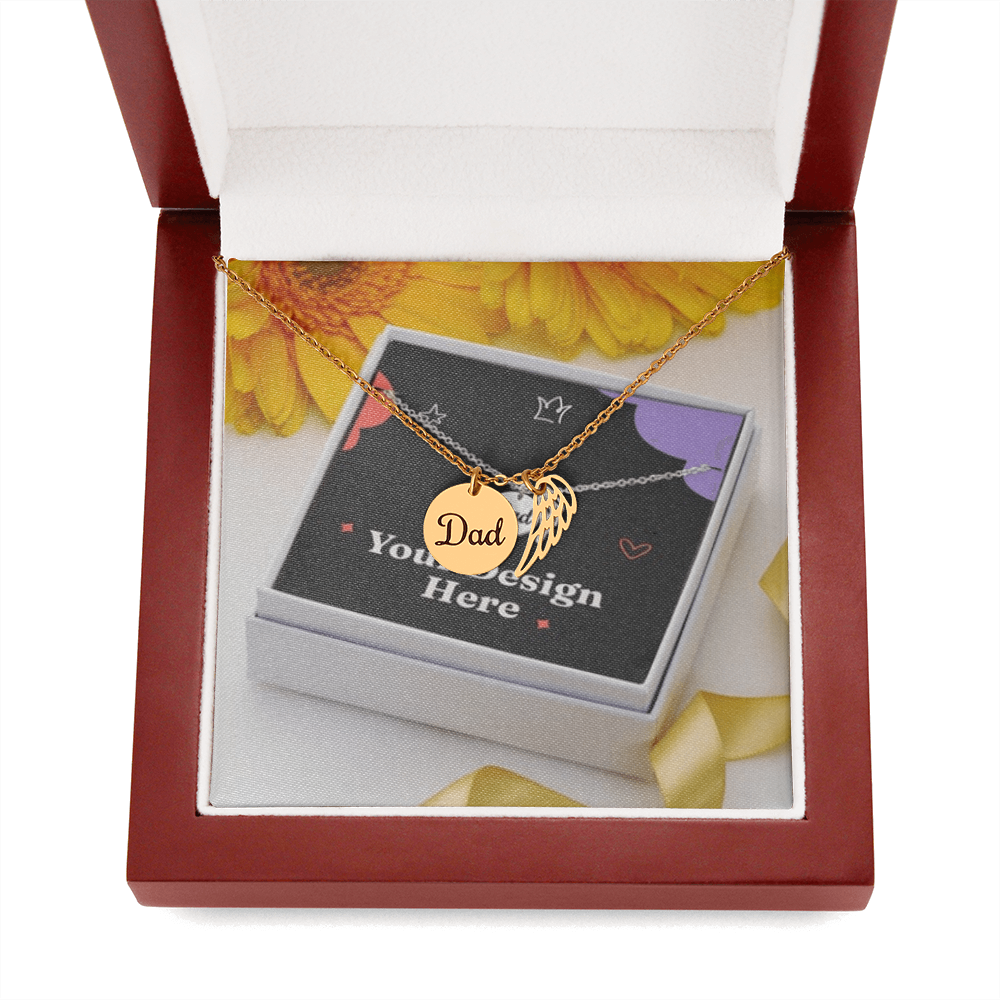 Forever in My Heart – Dad Memorial Necklace