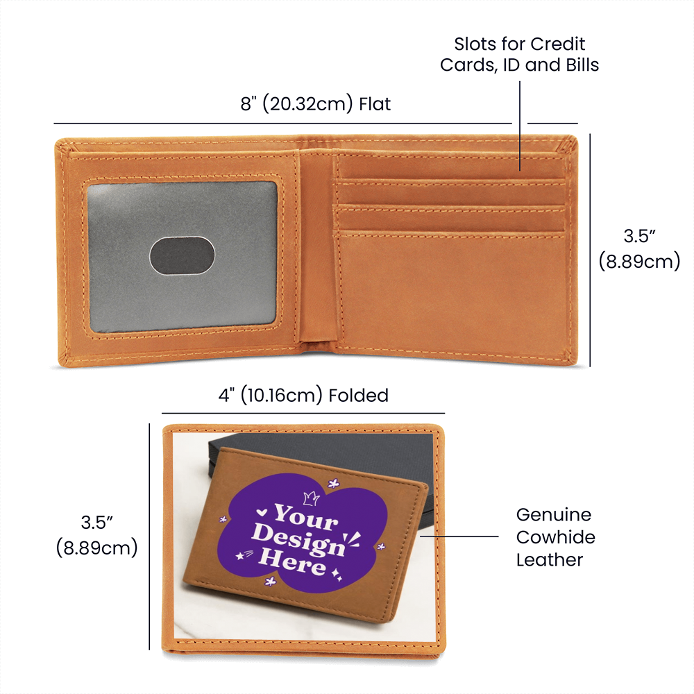 Premium Men's Graphic Leather Wallet | Unique Designs & Quality Craftsmanship