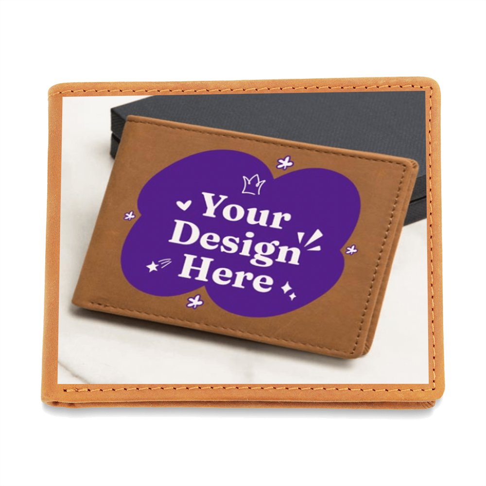 Premium Men's Graphic Leather Wallet | Unique Designs & Quality Craftsmanship