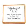 Personalised Leather Wallet for Husband – Meaningful Gift from Wife