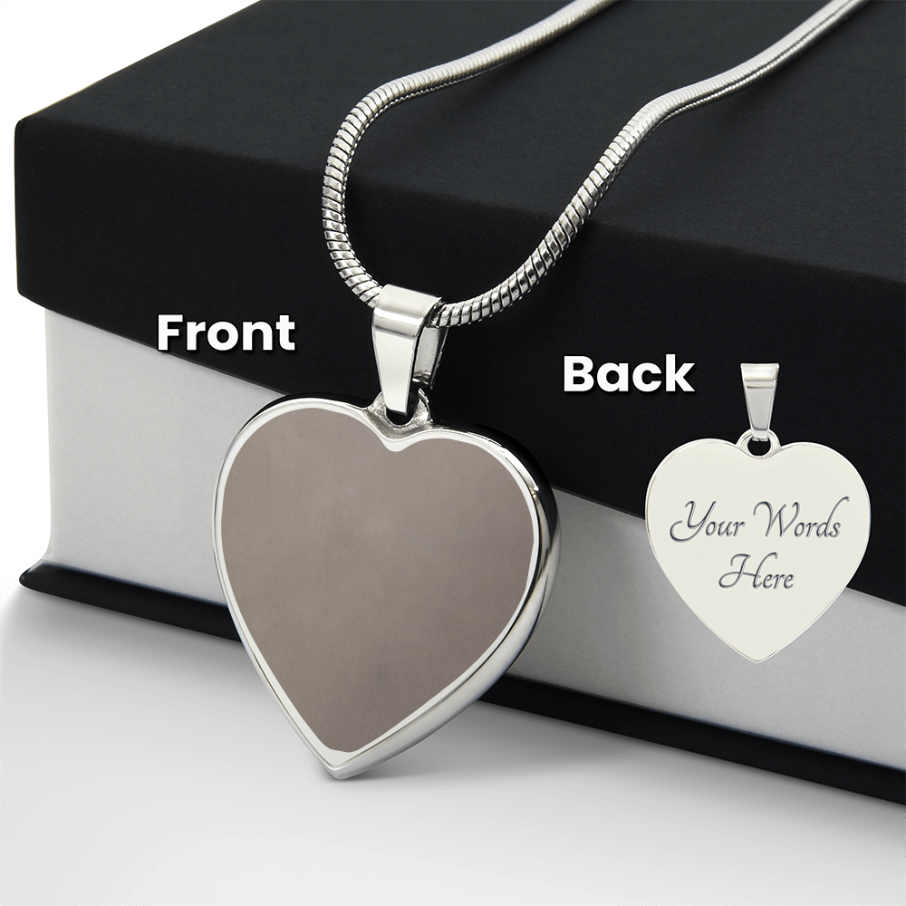 Sister Gift Engraved Heart Necklace – Personalised Jewellery